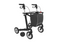 Rehasense Server CF carbon rollator met dichte tas Large Zwart