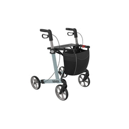 Rehasense Server Rollator - Lichtgewicht, Stabiel en Uniek Driehoekig Design (7,5 kg) M / Ice Blue