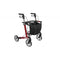 Rehasense Server Rollator - Lichtgewicht, Stabiel en Uniek Driehoekig Design (7,5 kg) M / Rood