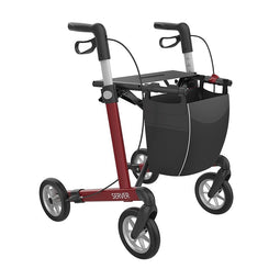 Rehasense Server Rollator - Opvouwbaar, Stabiel en Duurzaam met Zachte Comfortbanden (6,6 kg) L (st