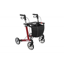 Rehasense Server Rollator - Opvouwbaar, Stabiel en Duurzaam met Zachte Comfortbanden (6,6 kg) M / R