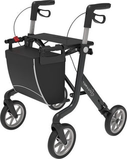 Rehasense Streamer Ultra Lichtgewicht rollator Large Zwart