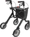 Rehasense Streamer Ultra Lichtgewicht rollator Large Zwart