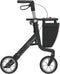 Rehasense Streamer Ultra Lichtgewicht rollator Large Zwart