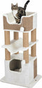 Trixie Lucano - Krabpaal XXL - 2 schuilplaatsen - Wit/Taupe