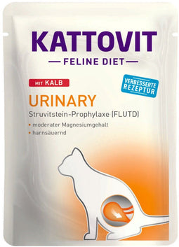 Kattovit - Feline Dieet Pouch Urinary 24x85g - Kalfsvlees