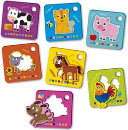 Reig Toys-Kinderpuzzel-Puzzel-Eva Kaarten-Boerderij met Geluiden-Dieren-Leerspel-Motoriek