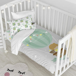 Happy Friday Duvet cover set 2 pieces Air balloon 115x145 cm (Cot bed) Multicolor
