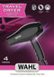 Reishaardroger - WAHL - TRAVEL HAIR DRYER - 1000 W - 2 snelheden - Zwart
