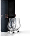 Reisset met 2 Whiskyglazen - Leren houder - Glencairn Crystal Scotland