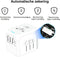 Reisstekker Universeel 170+ landen - Wereldstekker Universeel - Universele Wereldstekker - Reisadapter - USB C adapter - Wit