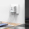 Reisstekker Universeel 170+ landen - Wereldstekker Universeel - Universele Wereldstekker - Reisadapter - USB C adapter - Wit