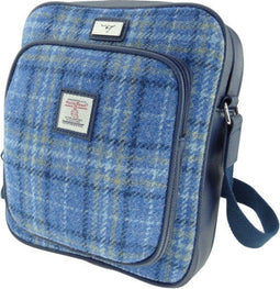 Reistas Tay Lichtblauw - Compact - 27x23x9 - Harris Tweed - Glen Appin of Scotland