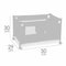 Reiswieg Decuevas Coco 50 x 29 x 30 cm Blauw