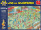 Jan van Haasteren - Puzzel - WK Vrouwenvoetbal 1000 Stukjes - Multicolor