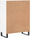 vidaXL - Dressoir - 69,5x34x90 - cm - bewerkt - hout - wit