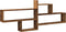 vidaXL - Wandschap - 167,5x18x68 - cm - bewerkt - hout - oud - houtkleurig