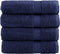vidaXL - Handdoeken - SOLUND - 4 - st - 600 - g/m² - 50x100 - cm - marineblauw