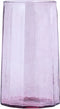 PTMD Pernella Pink Ribbed Glass Stormlight L