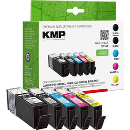 KMP C116V multipack comp. met Canon PGI-580/CLI-581 XXL BCMY