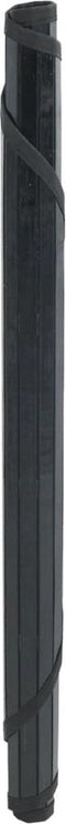 vidaXL - Vloerkleed - rond - 100 - cm - bamboe - zwart