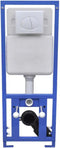 vidaXL - Hangend - toilet - met - verborgen - stortbak - keramiek - zwart