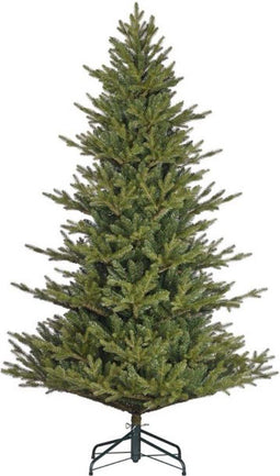 Black Box Trees Kunstkerstboom Meran - 137x137x215 cm - PVC/hardnaald - Groen