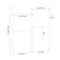 SoBuy KLS03-II-W - Uitschuifbare kledingstang - Verstelbaar 124–226 × 200–295 cm - Wit