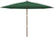 vidaXL - Parasol - met - houten - paal - 400x273 - cm - groen
