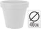 Relaxwonen - Bloempot Classic 40 Cm Kunststof Wit