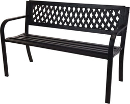 Relaxwonen - Premium Tuinbank Staal - 119 X 50 X 75 cm