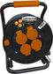 Relectric Pro Kabelhaspel – 50 meter – 4 stopcontacten – Met oprolknop - Randaarde - IP44 - RELEC492206