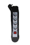 Relectric Stekkerdoos – 4-voudig - 1,5m - Randaarde - RELEC492244