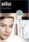 Braun FaceSpa 851V - 3-in-1 Gezichtsepilator - Reinigingsborstel en Revitaliserend Kussen - Goud/Wit