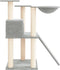 vidaXL - Kattenmeubel - met - sisal - krabpalen - 83 - cm - lichtgrijs