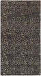 ESEL - Laagpolig vloerkleed - Donkergrijs - 80 x 150 cm - Viscose