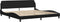 vidaXL - Bedframe - met - hoofdeinde - kunstleer - zwart - 200x200 - cm