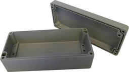 Reltech EfaBox 128-000-398 Universele behuizing Aluminium Poedercoating Grijs 1 stuk(s)