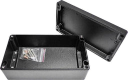 Reltech EfaBox 128-000-660 Universele behuizing Aluminium Poedercoating Zwart 1 stuk(s)