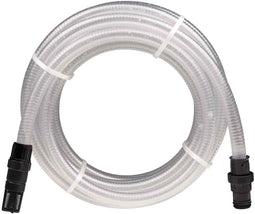vidaXL - Zuigslang - met - PVC - koppelingen - 1,1'' - 10 - m - PVC - transparant