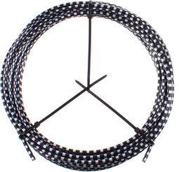 Rem buitenkabel Elvedes met voering 10 meter / Ø5,0mm - zwart/chroom (10 meter rol)