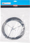Rem buitenkabel Elvedes met voering 10 meter / Ø5,0mm - zwart/chroom (10 meter rol)