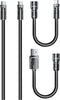 Remax RC-C168 - USB Kabel - 4in1 - USB-C/IPhone/USB-A - 60W - 1.5m - Zwart