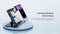 Remax RP-W70 - Draadloze oplader - Wireless Charger - 3in1 - Nachtlampjes - Vouwbaar - 22W