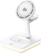 Remax RP-W96 - Wireless Charger - 4in1 - 33W - Nachtlampje - Wit