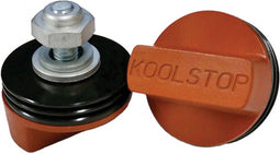 Remblokset International zwart/zalm