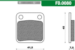 REMBLOKSET NEW FREN FD0080
