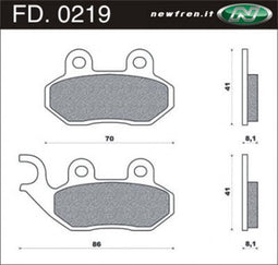 REMBLOKSET NEW FREN FD0219