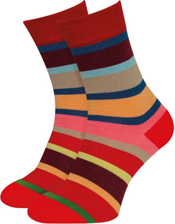 Remember - Sokken Enkel Model 12 Maat 36-41 - Katoen - Multicolor -