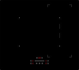Exquisit EKI624-30 - Inbouw Inductiekookplaat - 4 Kookzones - Bridge Functie - Zwart